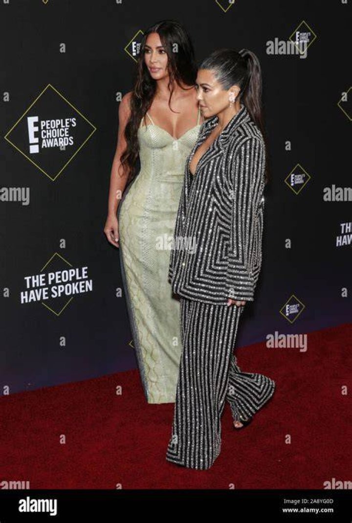 Kourtney Kardashian 45th Annual People's Choice Awards, Arrivals, Barker Hanger, Los Angeles, USA - 10 Nov 2019