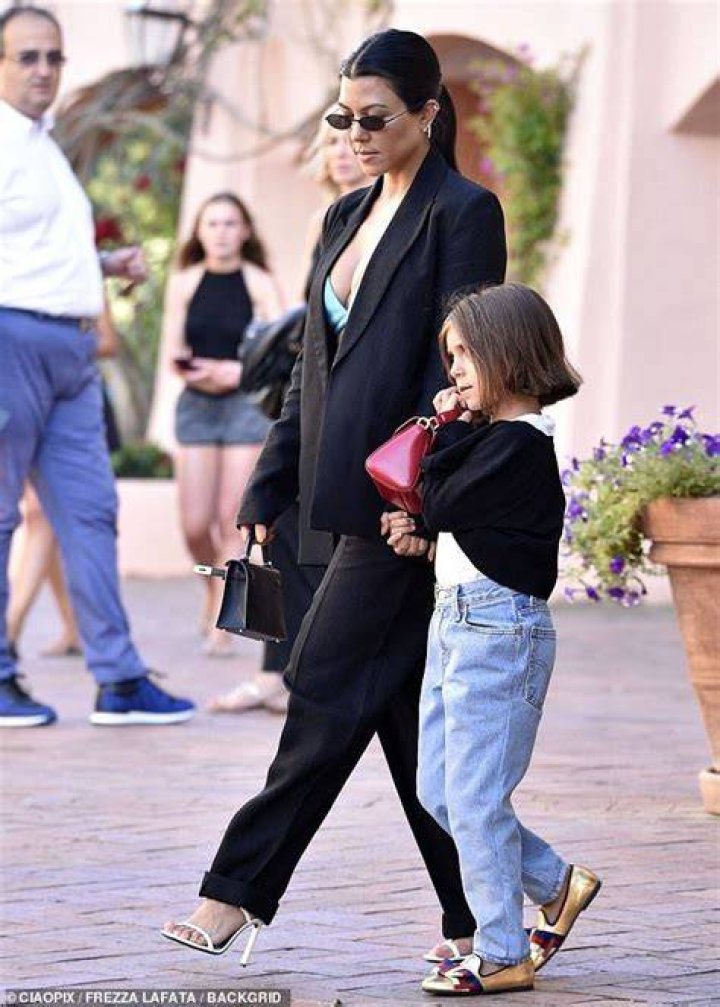 Kourtney Kardashian In Sardinia