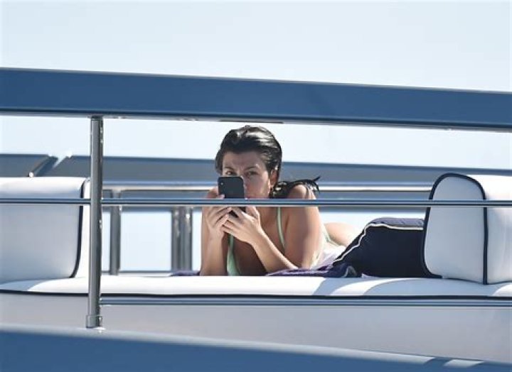 Kourtney Kardashian on a yacht in Sardinia enjoying the good weather on July 30, 2019. Pictured: Kourtney Kardashian Ref: SPL5106734 300719 NON-EXCLUSIVE Picture by: SplashNews.com Splash News and Pictures Los Angeles: 310-821-2666 New York: 212-619-2666 London: 0207 644 7656 Milan: +39 02 56567623 World Rights, No Argentina Rights, No Belgium Rights, No Czechia Rights, No Finland Rights, No France Rights, No Germany Rights, No Italy Rights, No Mexico Rights, No Norway Rights, No Peru Rights, No Portugal Rights, No Spain Rights, No Switzerland Rights