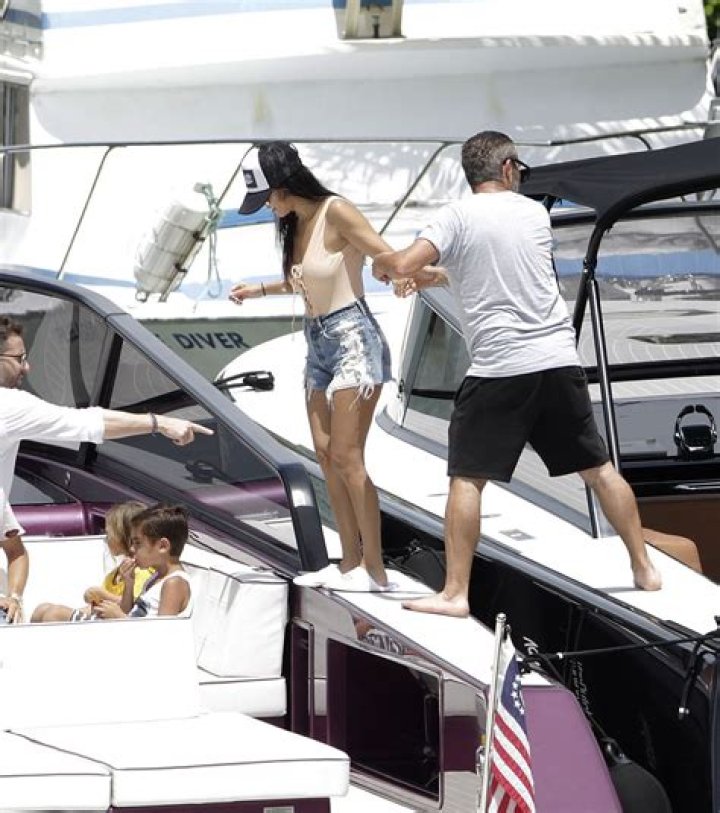Kourtney Kardashian On Boat