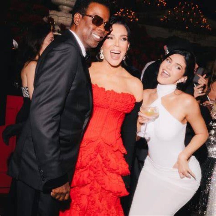 Kris Jenner at the Givenchy show with Kim Kardashian