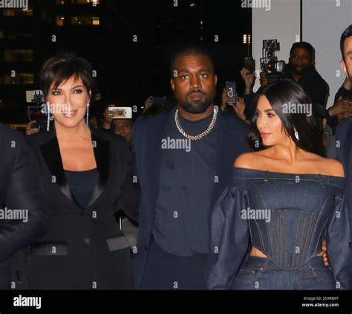 Kris Jenner Kanye West Kim Kardashian
