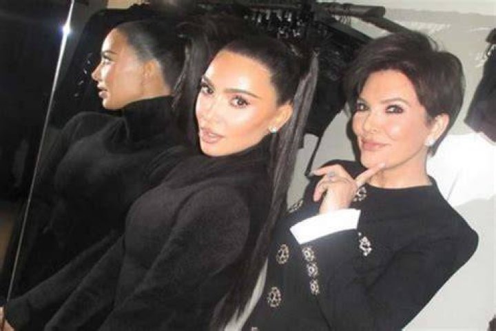 Kris Jenner, Kim Kardashian & Kanye West