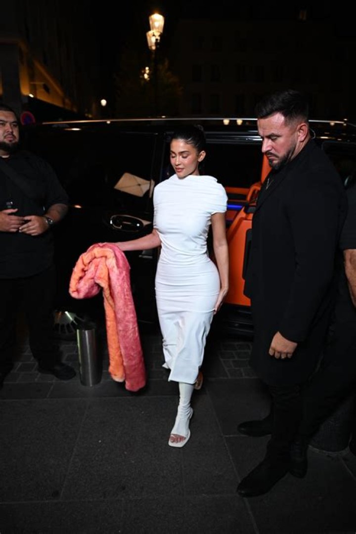 Kylie Jenner arriving at venue West Hollywood to celebrate her 23rd birthday. 13 Aug 2020 Pictured: Kylie Jenner. Photo credit: Bris / MEGA TheMegaAgency.com +1 888 505 6342 (Mega Agency TagID: MEGA694120_001.jpg) [Photo via Mega Agency]