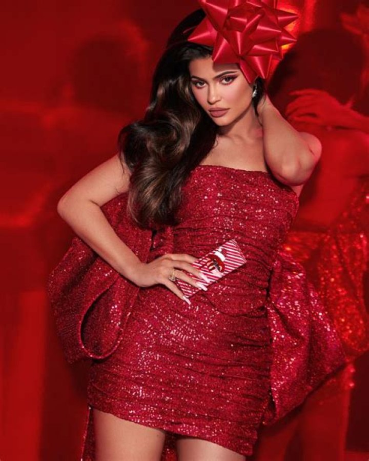 Kylie Jenner at a holiday party in LA