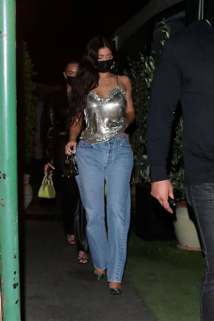 Kylie Jenner at Giorgio Baldi