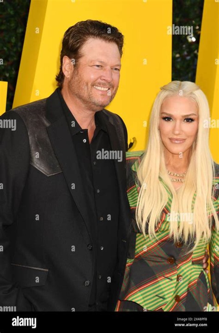 (L-R) Blake Shelton and Gwen Stefani Blake Shelton honored with a star on the Hollywood Walk of Fame, Los Angeles, California, USA - 12 May 2023