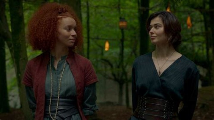 (L-R): Jade (Erin Kellyman), Kit (Ruby Cruz) and Boorman (Amar Chadha-Patel) in Lucasfilm's WILLOW exclusively on Disney+. &copy;2022 Lucasfilm Ltd. & TM. All Rights Reserved.