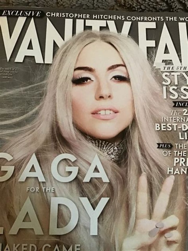 Lady Gaga At The Vanity Fair Oscar Party