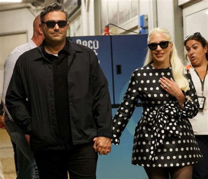 Lady Gaga & Michael Polansky Holding Hands