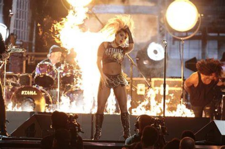 Lady Gaga performs in Los Angeles