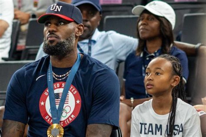 LeBron and Zhuri James