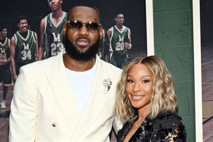 Lebron & Savannah James at the Louis Vuitton show