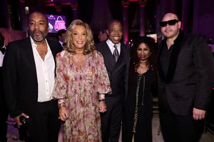 Lee Daniels, Denise Rich, Mayor Eric Adams, Chaka Khan & Fat Joe