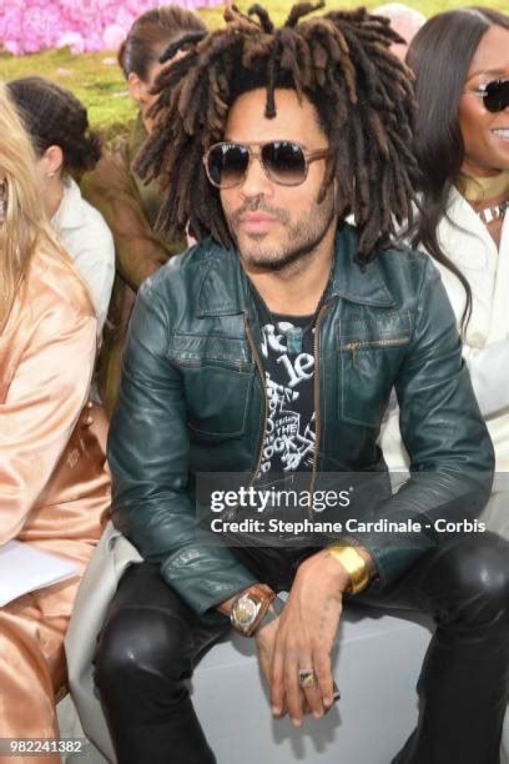 Lenny Kravitz At Dior Homme In 2018
