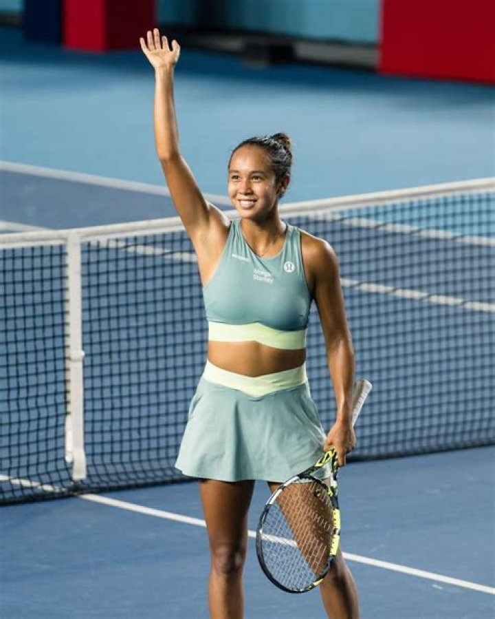 Leylah Fernandez at day 5 of the 2021 US Open