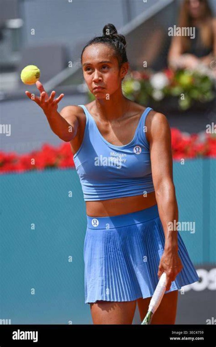 Leylah Fernandez on day 9 of the 2021 US Open