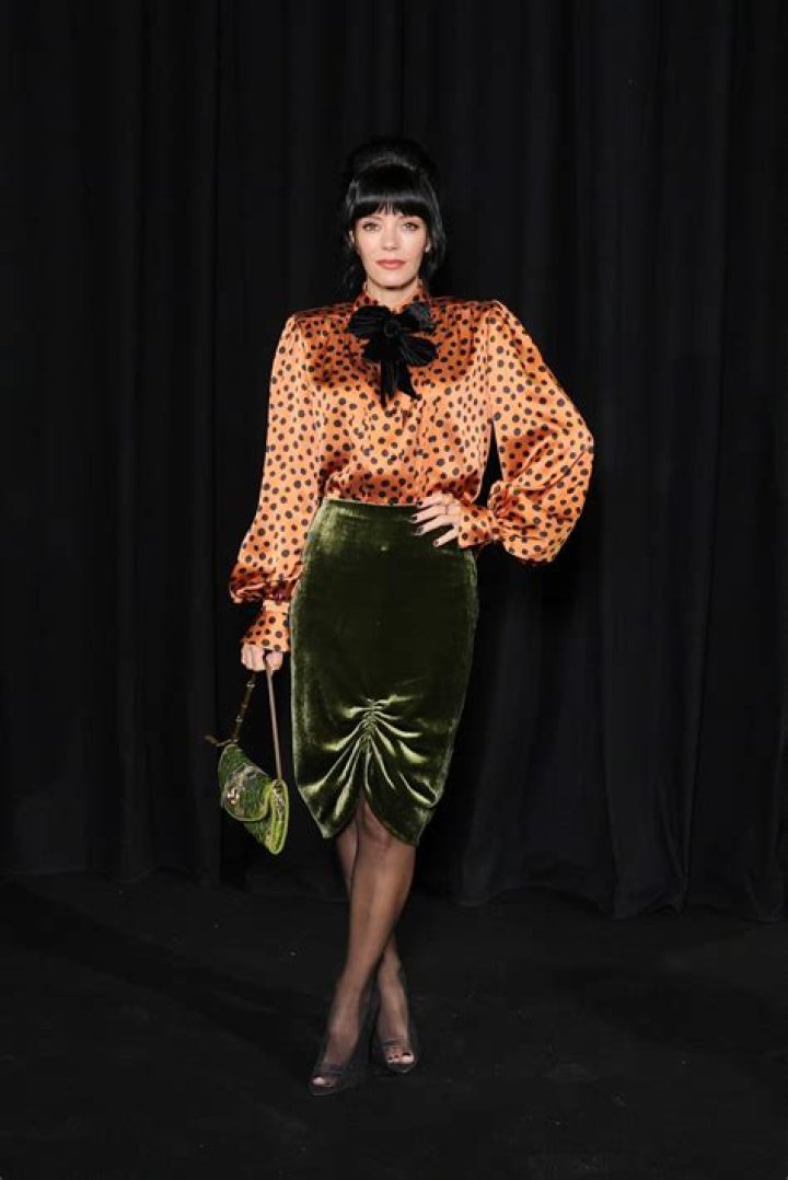 Lily Allen At Paris Fashion Week