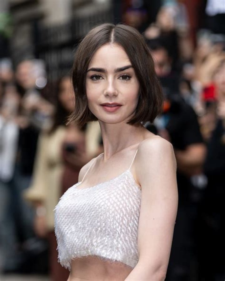 Lily Collins Colorblocks