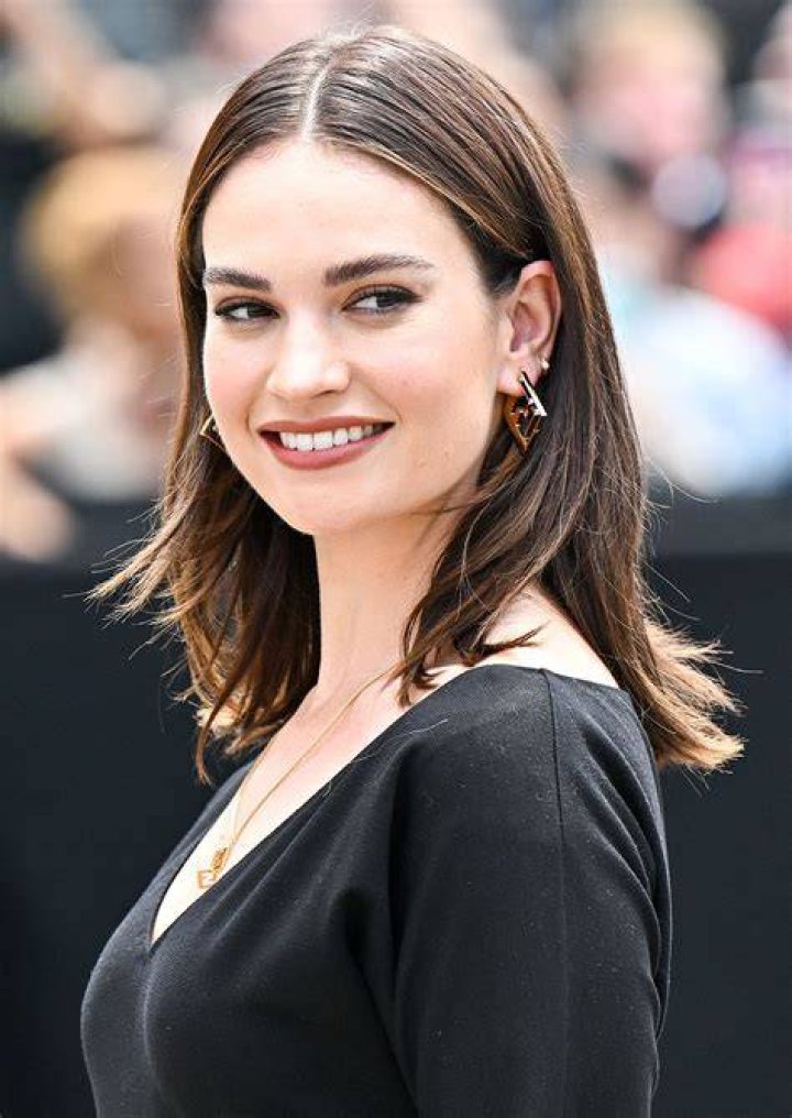 Lily James at &lsquo;What&rsquo;s Love Got to Do with It?&rsquo; premiere