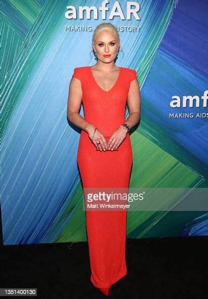 Lindsey Vonn amfAR Gala, Arrivals, Los Angeles, USA - 04 Nov 2021