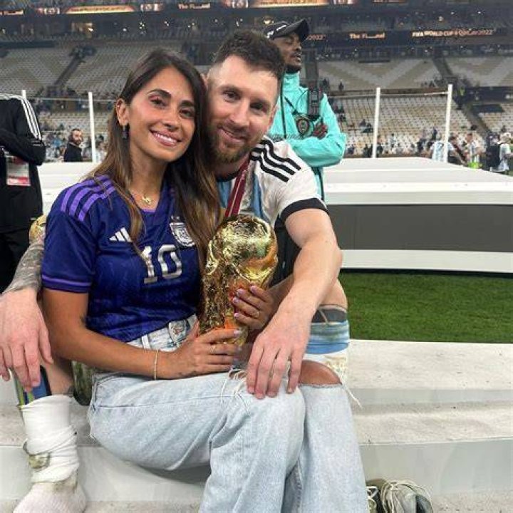 Lionel Messi & Antonela Rocuzzo At Cirque du Soleil&rsquo;s Messi 10 Show