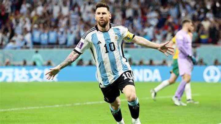 Lionel Messi at a game
