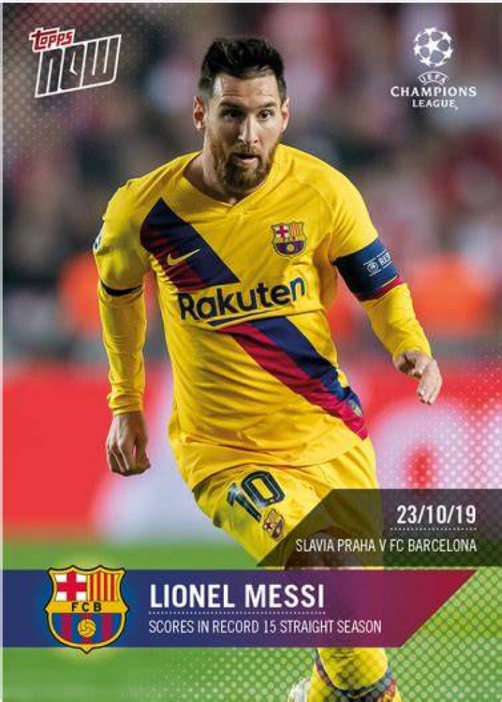 Lionel Messi in yellow