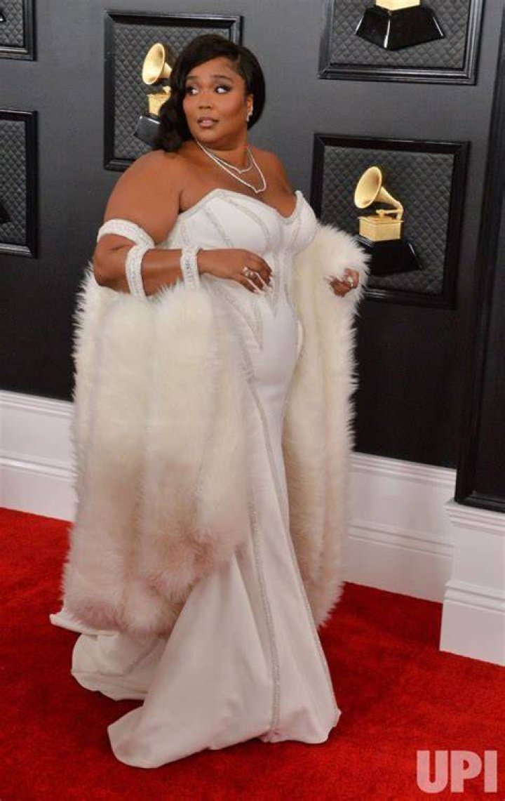 Lizzo arrives for the 62nd Annual Grammy Awards ceremony at the Staples Center in Los Angeles, California, USA, 26 January 2020. Arrivals - 62nd Annual Grammy Awards, Los Angeles, USA - 26 Jan 2020