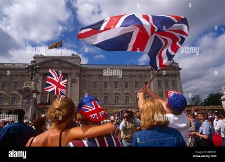 Londoners Wait Outside The Palace