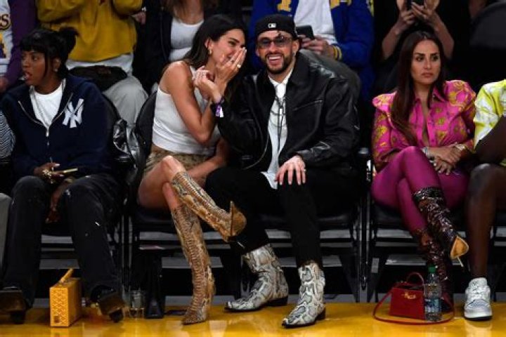 Los Angeles, CA - Kendall and Kylie Jenner sit courtside at the Clippers game and appear to be closer than ever as they spent the whole time talking and checking out the action on the court. Kylie appeared to be drinking a margarita as she watched alongside her sister who was there to support her boyfriend Devin Booker. Pictured: Kendall Jenner, Kylie Jenner BACKGRID USA 6 APRIL 2022 BYLINE MUST READ: BACKGRID USA: +1 310 798 9111 / UK: +44 208 344 2007 / *UK Clients - Pictures Containing Children Please Pixelate Face Prior To Publication*