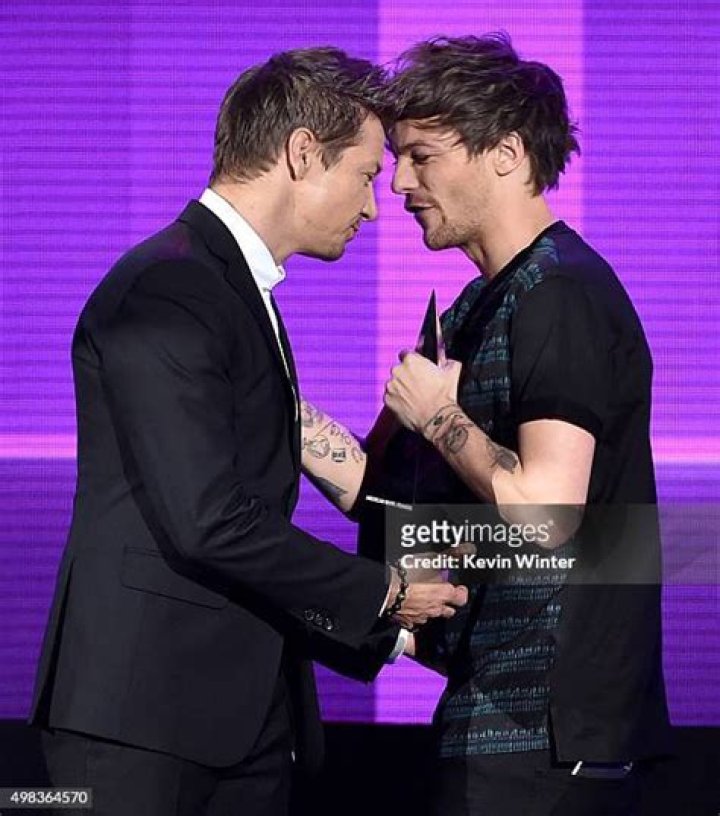 Louis Tomlinson accepts the award for choice male artist at the Teen Choice Awards at The Forum, in Inglewood, Calif 2018 Teen Choice Awards - Show, Inglewood, USA - 12 Aug 2018