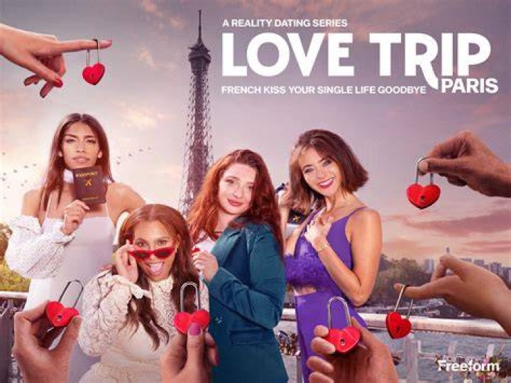 LOVE TRIP : PARIS - &ldquo;Love Trip : Paris&rdquo; premieres January 30 on Freeform and streams on Hulu. (Freeform/ANGELO KOURY) CAROLINE RENNER, JOSIELYN AGUILERA, LACY HARTSELLE & ROSE ZILLA-BA