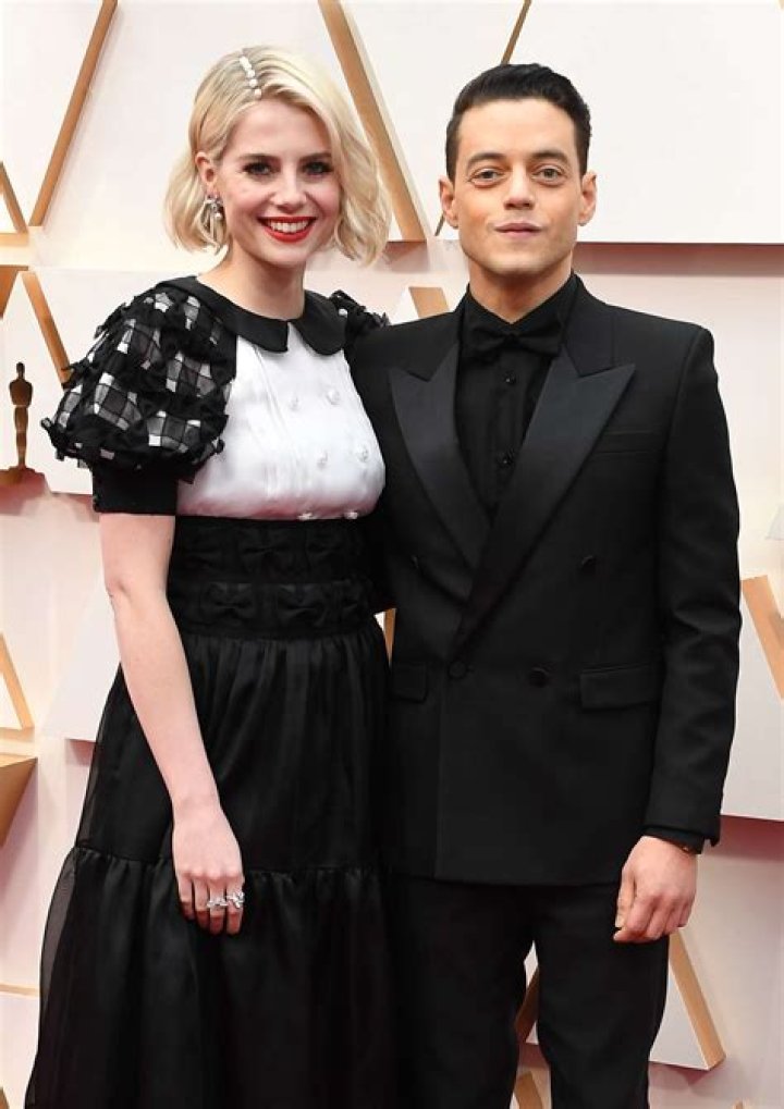 Lucy Boynton and Rami Malek attend San Jose Sharks vs New York Rangers game at Madison Square GardenCelebrities attend San Jose Sharks v New York Rangers, NHL Ice Hockey game, Madison Square Garden, New York, USA - 22 Feb 2020