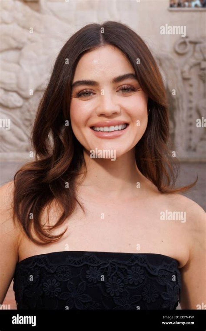 Lucy Hale arrives at the 25th annual Critics' Choice Awards, at the Barker Hangar in Santa Monica, Calif 25th Annual Critics' Choice Awards - Arrivals, Santa Monica, USA - 12 Jan 2020