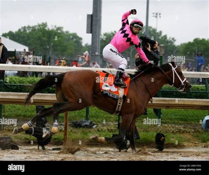 Luis Saez rides Maximum Security, right, across the finish line first against Flavien Prat on Country House during the 145th running of the Kentucky Derby horse race at Churchill Downs, in Louisville, Ky. Country House was declared the winner after Maximum Security was disqualified following a review by race stewards Kentucky Derby Horse Racing, Louisville, USA - 04 May 2019