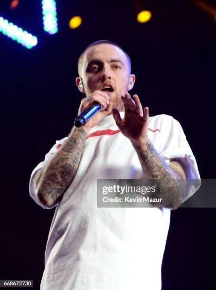Mac Miller performs at Coachella Music & Arts Festival at the Empire Polo Club, in Indio, Calif 2017 Coachella Music And Arts Festival - Weekend 1 - Day 1, Indio, USA - 14 Apr 2017