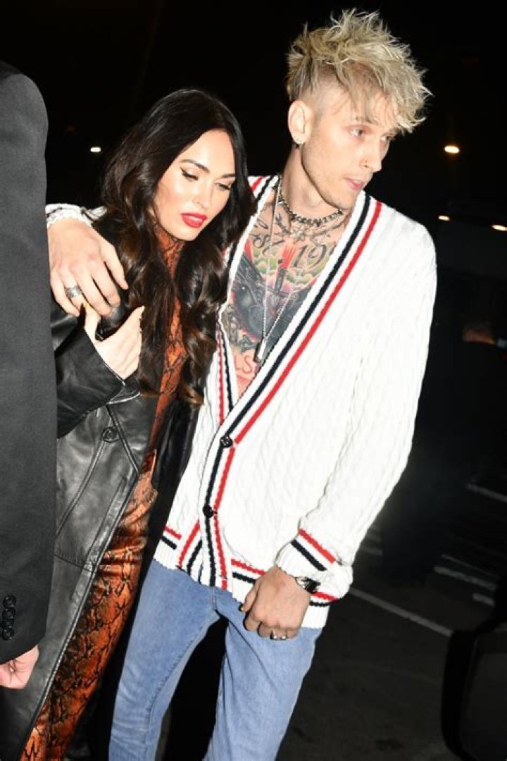 Machine Gun Kelly arrives at the InStyle and Warner Bros. Golden Globes afterparty at the Beverly Hilton Hotel, in Beverly Hills, Calif 77th Annual Golden Globe Awards - InStyle and Warner Bros. Afterparty, Beverly Hills, USA - 05 Jan 2020