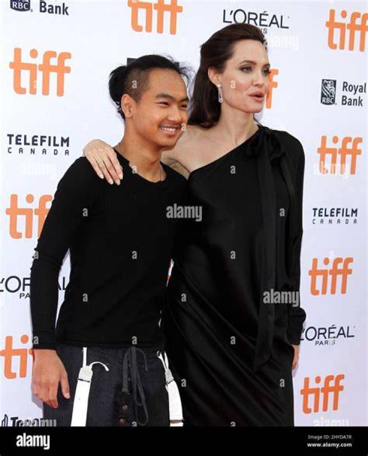 Maddox & Angelina Jolie