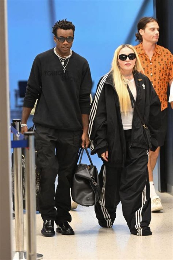 Madonna & David At JFK
