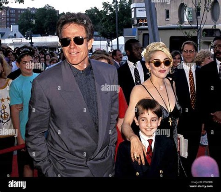 Madonna with Warren Beatty
