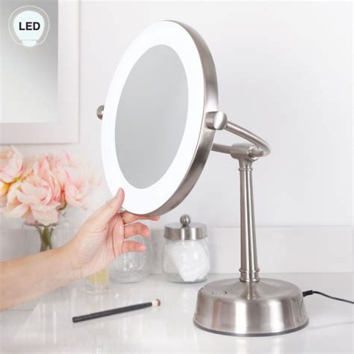 Magnifying LED Light Makeup Mirror