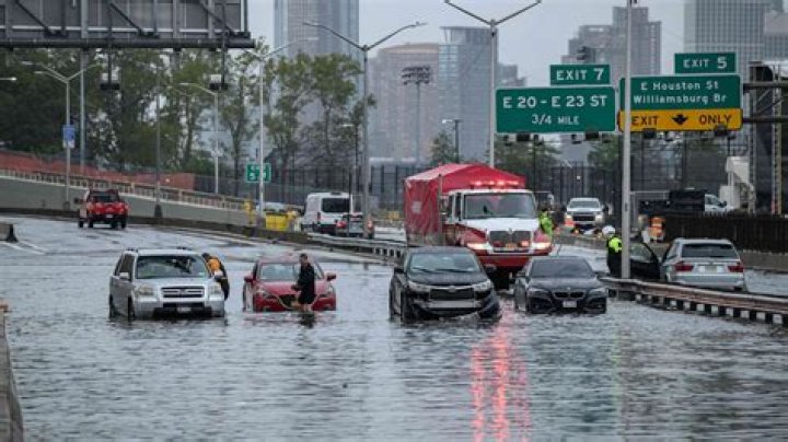 Major flooding hits the city of Houston, Texas after Hurricane Harvey makes landfall, USA &ndash; 28 Aug 2017