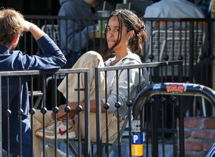 Malia Obama Hiking With Her Dad