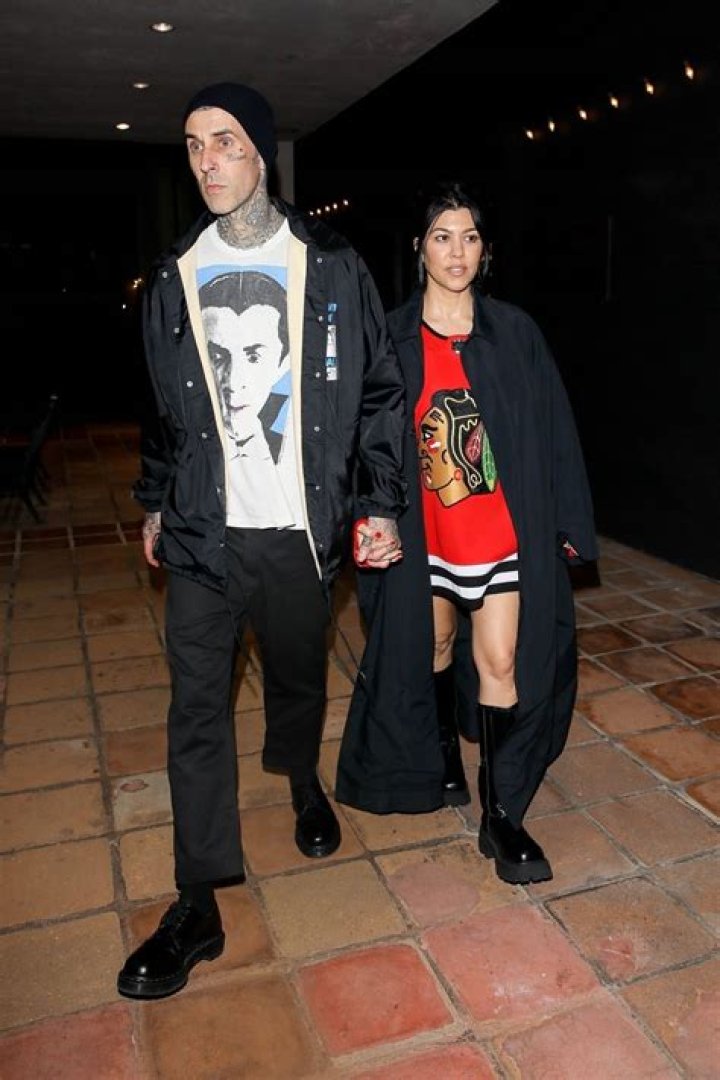 Malibu, CA - Kourtney Kardashian and Scott Disick enjoy a day at the beach with their three children and go for a walk with their friend Luka Sabbat after some fun in the water. Pictured: Kourtney Kardashian, Scott Disick, Luka Sabbat BACKGRID USA 19 JULY 2020 BYLINE MUST READ: NEMO / BACKGRID USA: +1 310 798 9111 / UK: +44 208 344 2007 / *UK Clients - Pictures Containing Children Please Pixelate Face Prior To Publication*