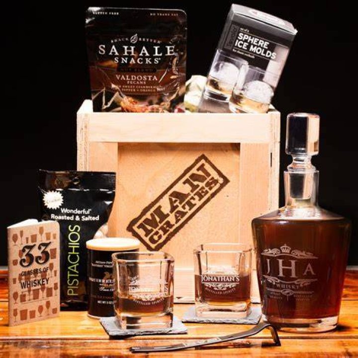 Man Crates, Whiskey Appreciation Crate, $159.99, mancrates.com
