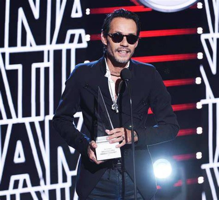 Marc Anthony accepts the international artist award of excellence at the Latin American Music Awards, at the Dolby Theatre in Los Angeles 2019 Latin American Music Awards - Show, Los Angeles, USA - 17 Oct 2019