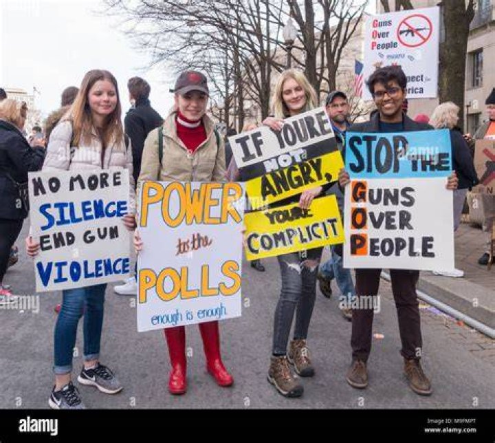 March For Our Lives protestors