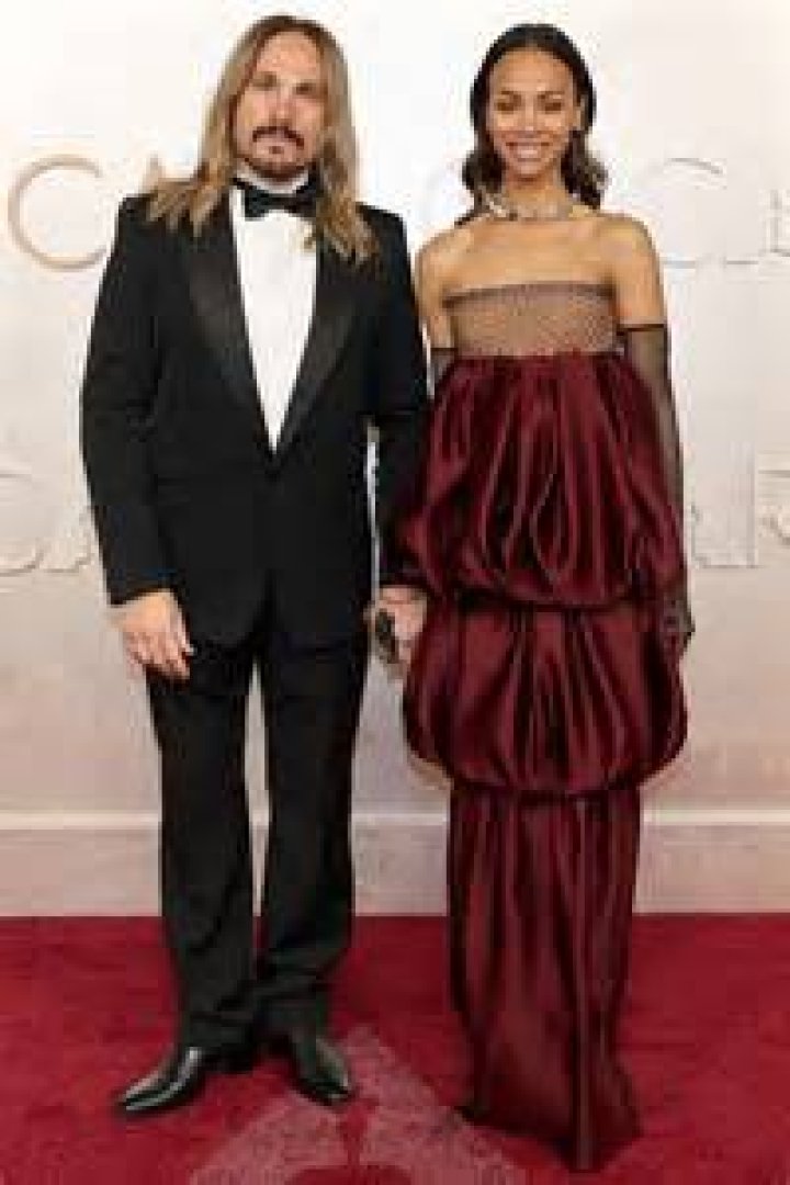 Marco Perego and Zoe Saldana LACMA Art and Film Gala, Arrivals, Los Angeles, USA - 02 Nov 2019