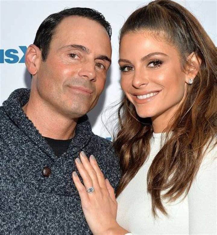 Maria Menounos and her fiancŽ Kevin Undergaro come to Jimmy Kimmel Live! in Hollywood March 14, 2016. Pictured: Maria Menounos and Kevin Undergaro,Maria Menounos Kevin Undergaro Ref: SPL1246590 140316 NON-EXCLUSIVE Picture by: SplashNews.com Splash News and Pictures USA: +1 310-525-5808 London: +44 (0)20 8126 1009 Berlin: +49 175 3764 166 World Rights